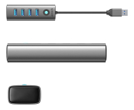 Orico USB-A - 4x USB-A 3.0 - szary - 1343450 - zdjęcie 2